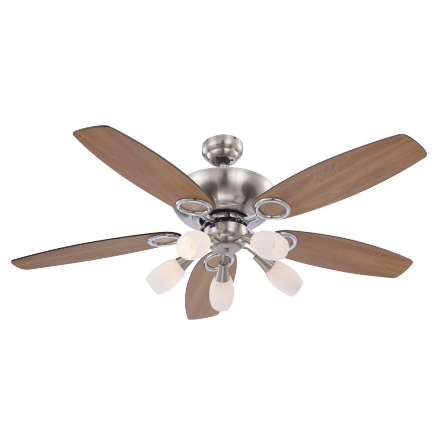 GLOBO 0337 - Ceiling Fan JERRY 5xE14/40W/230V