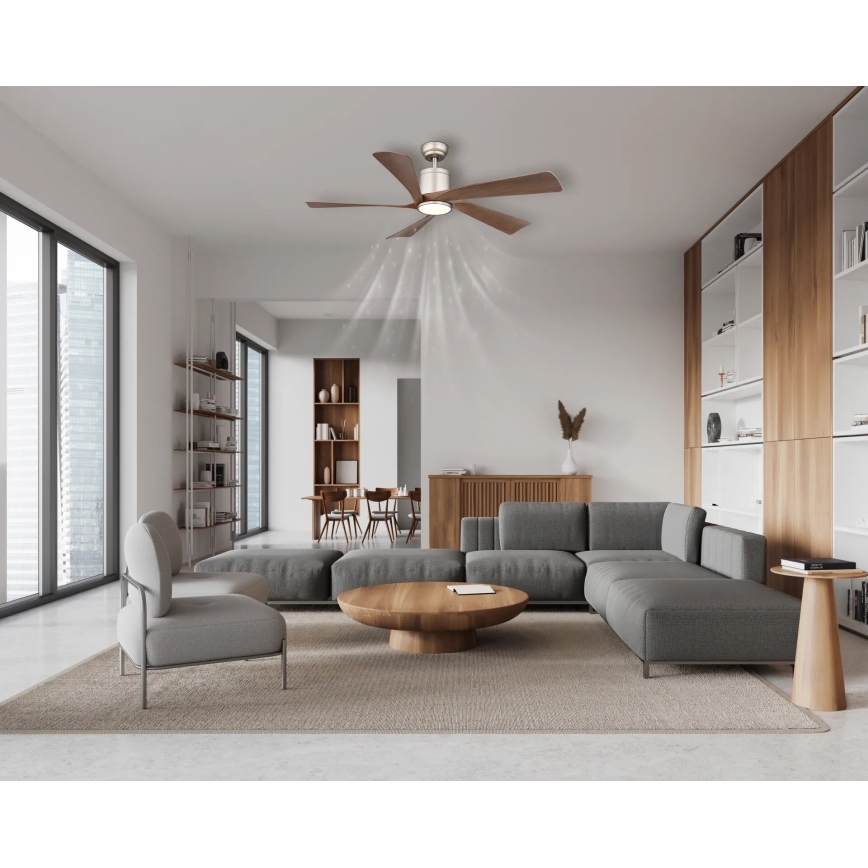 Globo - LED Dimmable ceiling fan LED/20W/230V 2700-6500K + remote control