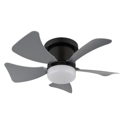 Globo - LED Dimmable ceiling fan LED/10W/230V 3000-6500K grey + remote control