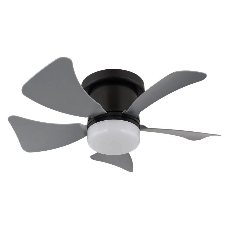 Globo - LED Dimmable ceiling fan LED/10W/230V 3000-6500K grey + remote control