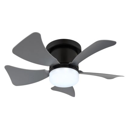 Globo - LED Dimmable ceiling fan LED/10W/230V 3000-6500K grey + remote control