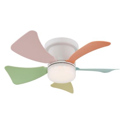 Globo - Dimmable LED Ceiling Fan LED/10W/230V 3000-6500K Color-changing + Remote Control