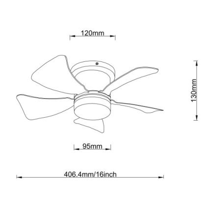 Globo - Dimmable LED Ceiling Fan LED/10W/230V 3000-6500K Color-changing + Remote Control