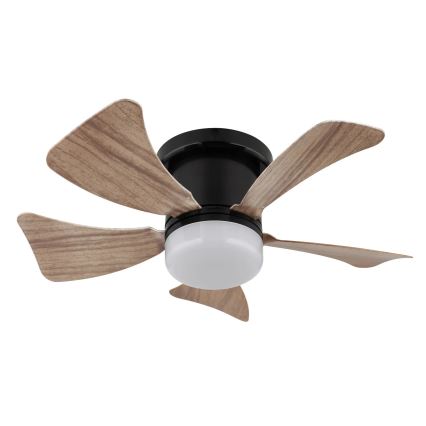Globo - LED Dimmable ceiling fan LED/10W/230V 3000-6500K brown + remote control