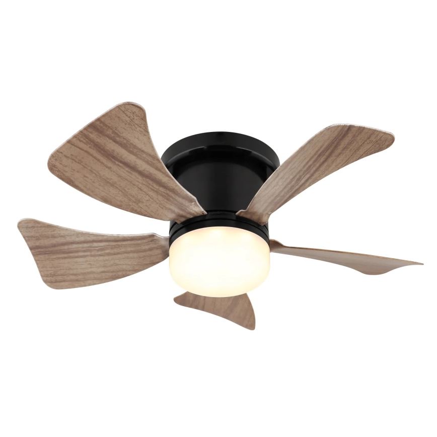 Globo - LED Dimmable ceiling fan LED/10W/230V 3000-6500K brown + remote control