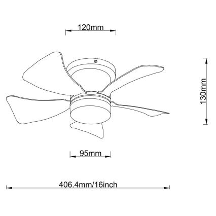 Globo - LED Dimmable ceiling fan LED/10W/230V 3000-6500K white + remote control