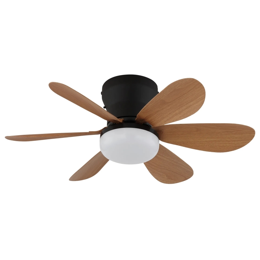 Globo - Dimmable LED ceiling fan LED/5W/230V 2700-6500K brown + remote control