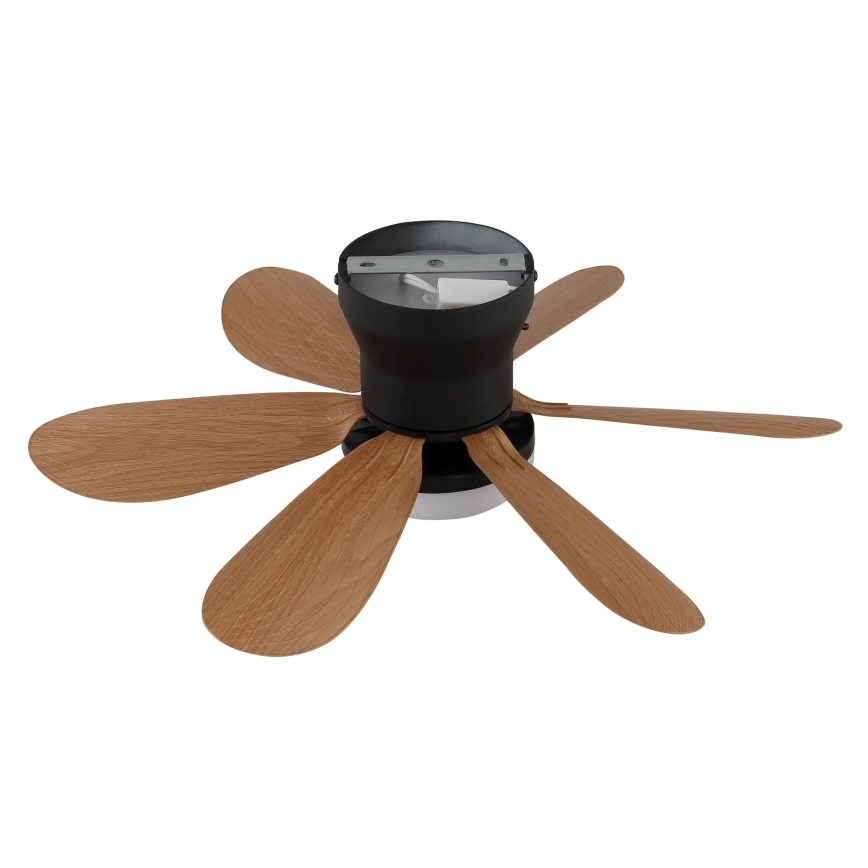 Globo - Dimmable LED ceiling fan LED/5W/230V 2700-6500K brown + remote control