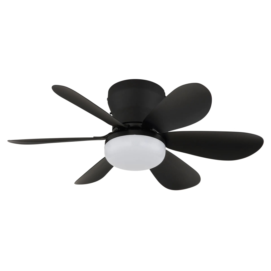 Globo - Dimmable LED Ceiling Fan LED/5W/230V 2700-6500K Black + Remote Control