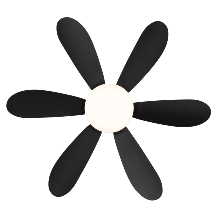 Globo - Dimmable LED Ceiling Fan LED/5W/230V 2700-6500K Black + Remote Control