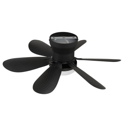 Globo - Dimmable LED Ceiling Fan LED/5W/230V 2700-6500K Black + Remote Control