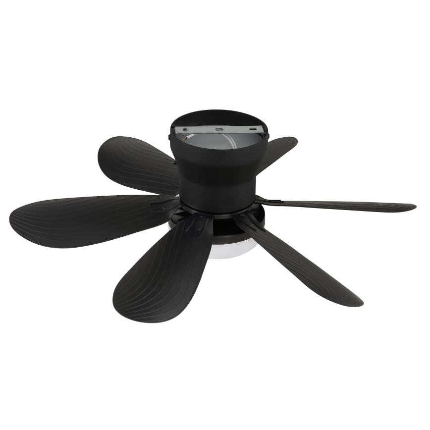 Globo - Dimmable LED Ceiling Fan LED/5W/230V 2700-6500K Black + Remote Control