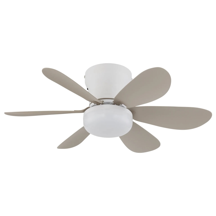 Globo - Dimmable LED ceiling fan LED/5W/230V 2700–6500K beige + remote control