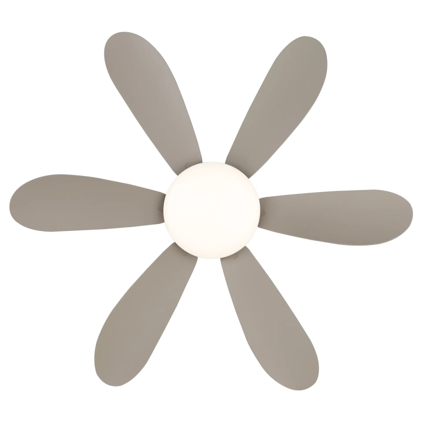 Globo - Dimmable LED ceiling fan LED/5W/230V 2700–6500K beige + remote control