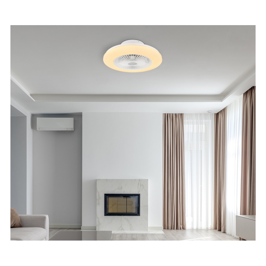 Globo - LED Dimmable ceiling light with a fan LED/30W/230V 3000-6500K + remote control
