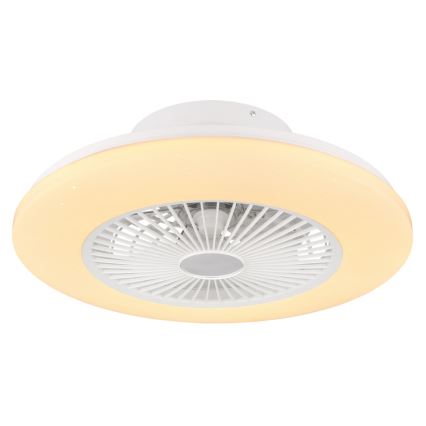 Globo - LED Dimmable ceiling light with a fan LED/30W/230V 3000-6500K + remote control