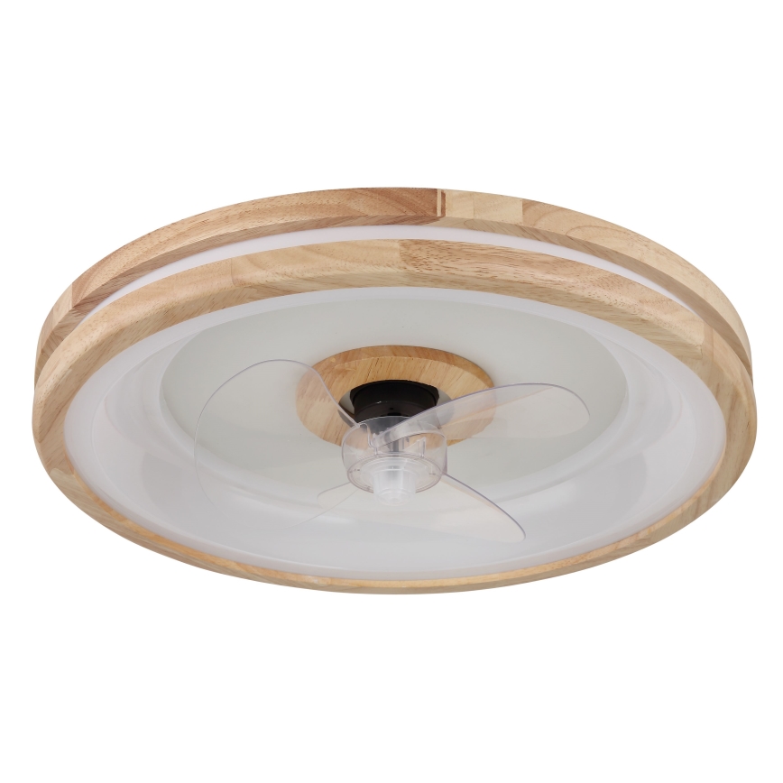 Globo - LED Dimmable ceiling light with a fan LED/30W/230V 2700-6500K brown + remote control