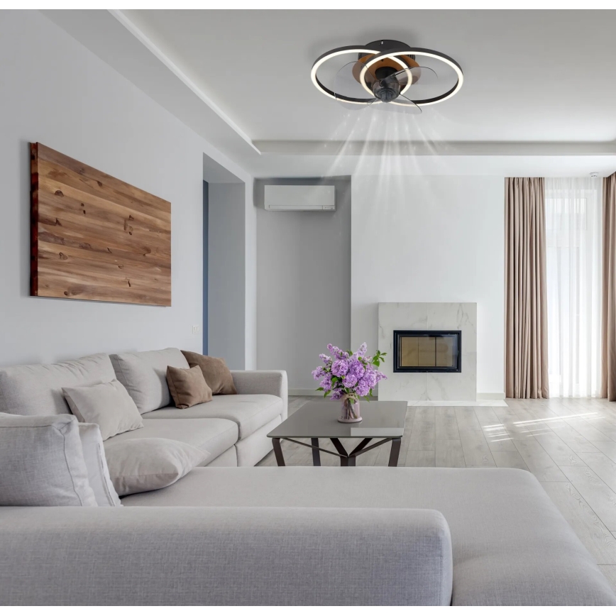 Globo - LED Dimmable ceiling fan LED/24W/230V 2700-6500K + remote control