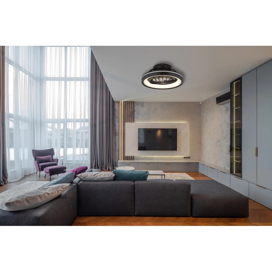 Globo - LED RGB Dimmable ceiling fan LED/40W/230V 2700-6500K + remote control