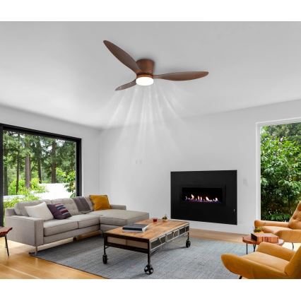Globo - LED Dimmable ceiling fan LED/20W/230V 3000-6500K + remote control