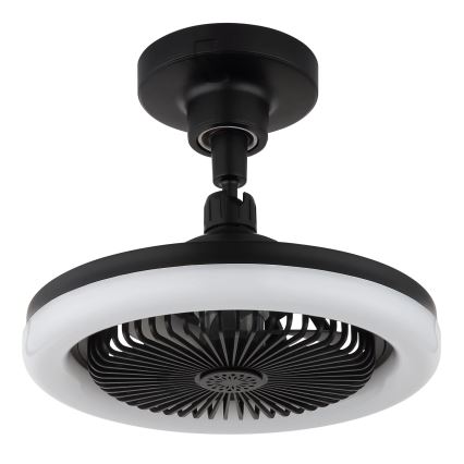 Globo - LED Dimmable ceiling fan LED/20W/230V 3000-6500K black + remote control