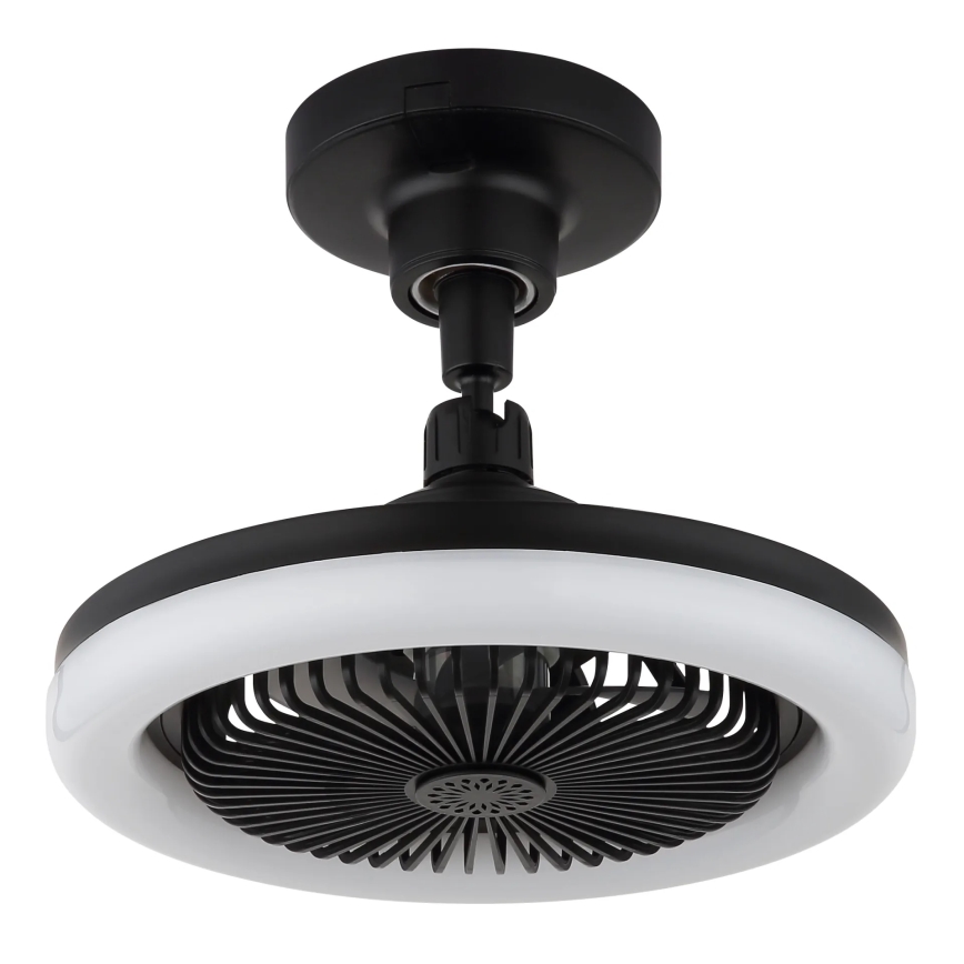 Globo - LED Dimmable ceiling fan LED/20W/230V 3000-6500K black + remote control
