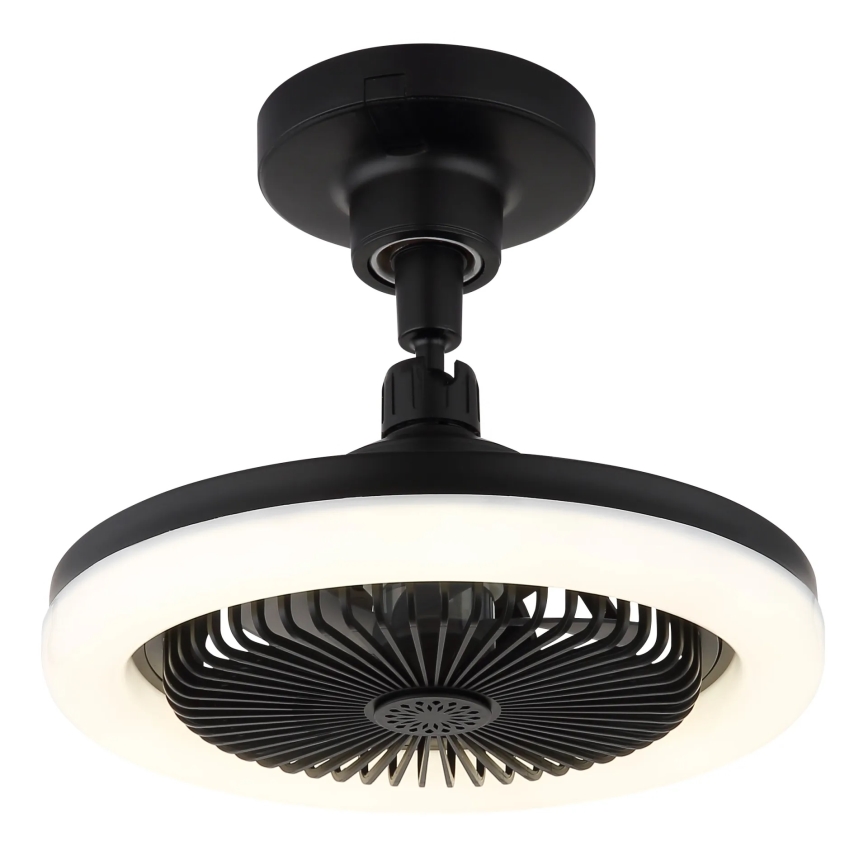 Globo - LED Dimmable ceiling fan LED/20W/230V 3000-6500K black + remote control