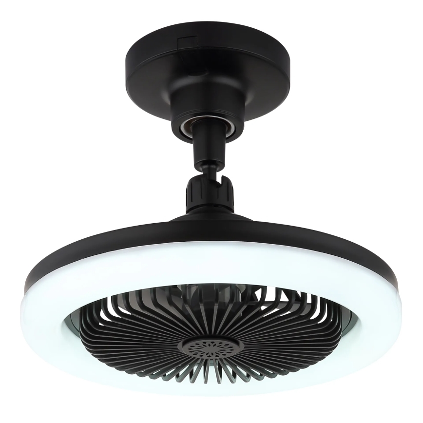 Globo - LED Dimmable ceiling fan LED/20W/230V 3000-6500K black + remote control