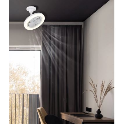 Globo - Dimmable LED Ceiling Fan LED/20W/230V 3000-6500K White + Remote Control