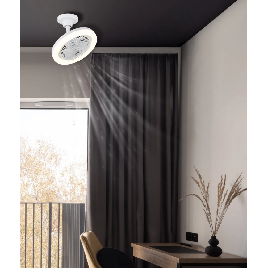 Globo - Dimmable LED Ceiling Fan LED/20W/230V 3000-6500K White + Remote Control