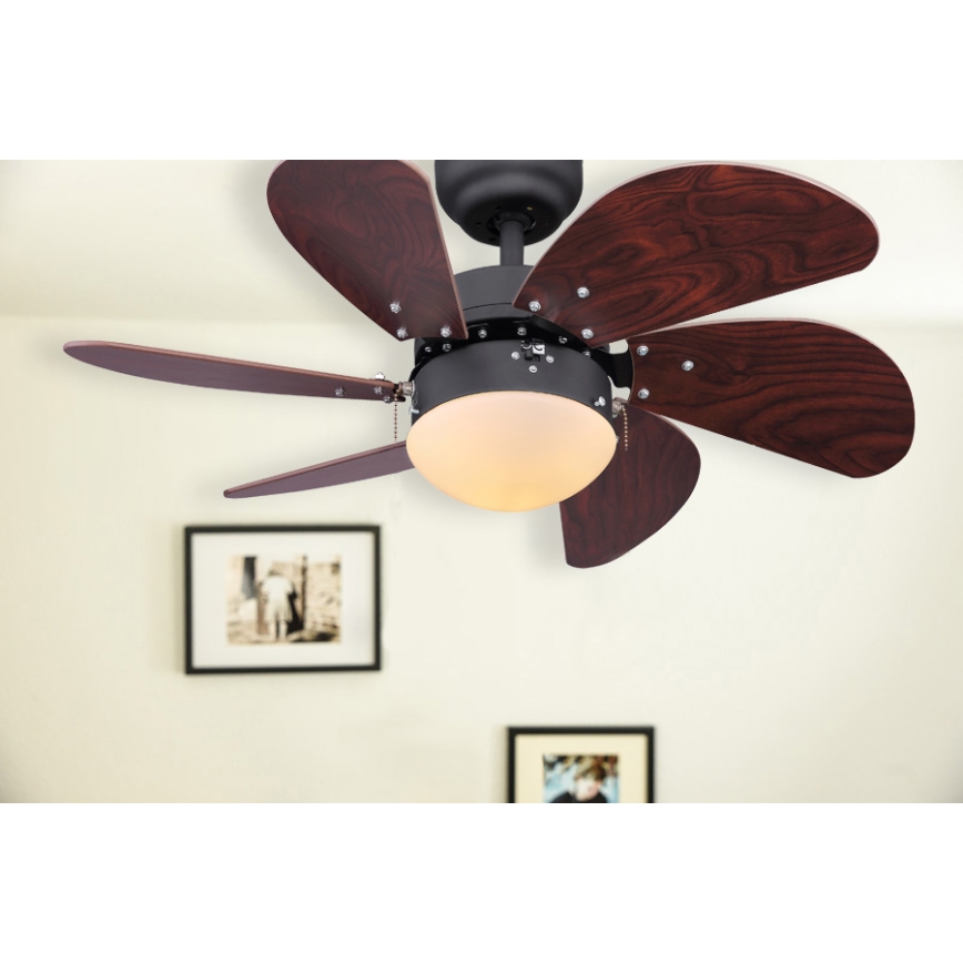Globo - Ceiling fan 1xE14/60W/230V