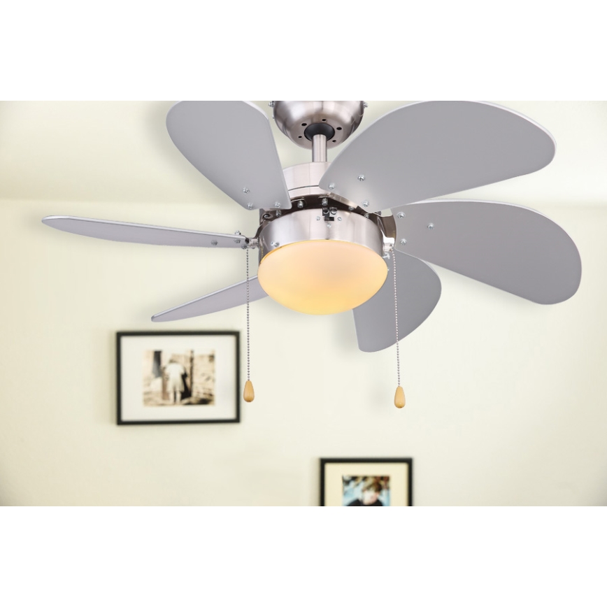 Globo - Ceiling fan 1xE14/60W/230V
