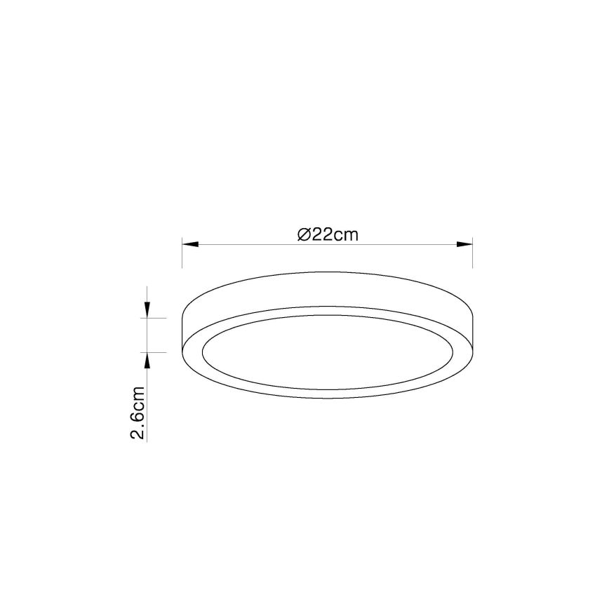 Globo - LED Dimmable ceiling light LED/28W/230V