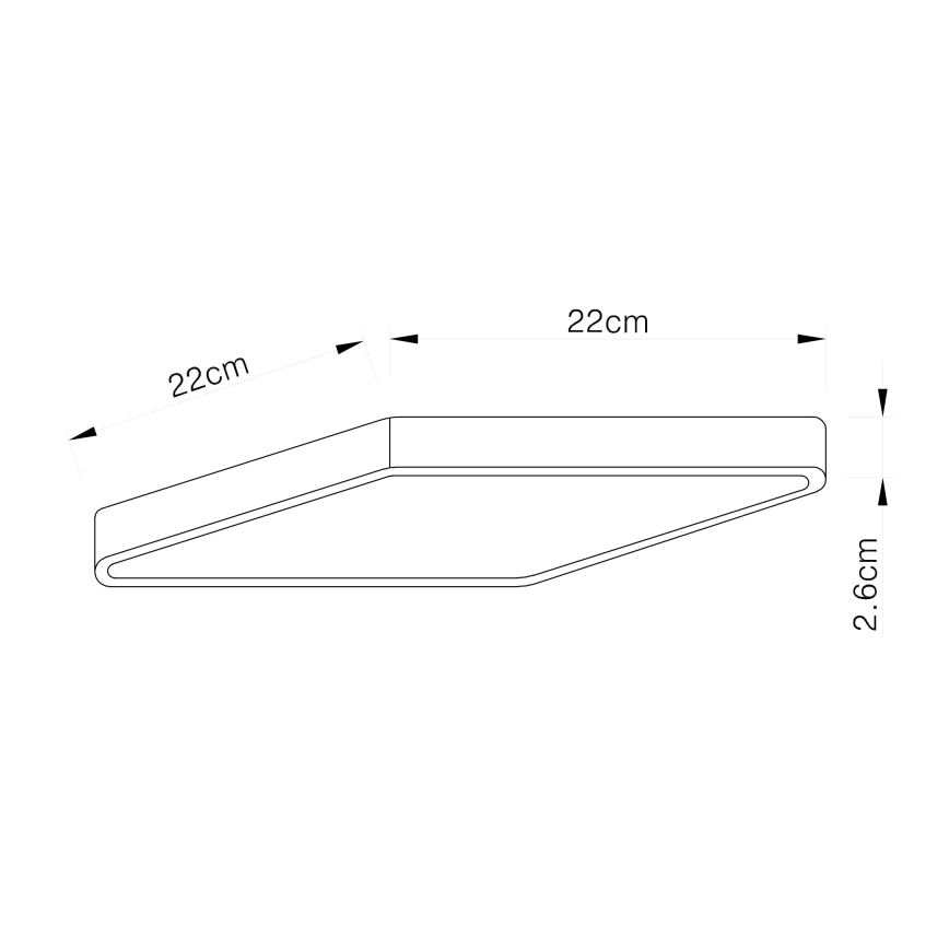 Globo - LED Dimmable ceiling light LED/28W/230V