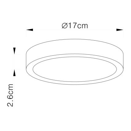 Globo - LED Ceiling light LED/22W/230V