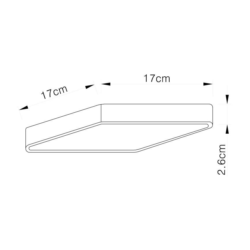 Globo 12367-22 - LED Ceiling light VITOS LED/22W/230V