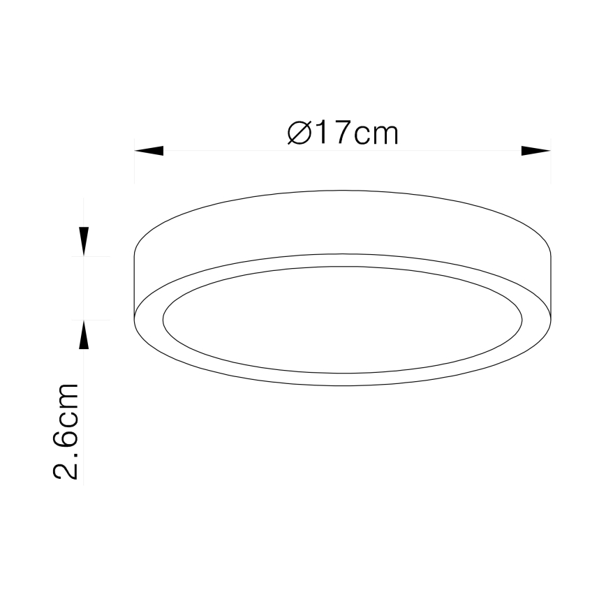 Globo - LED Dimmable ceiling light LED/22W/230V