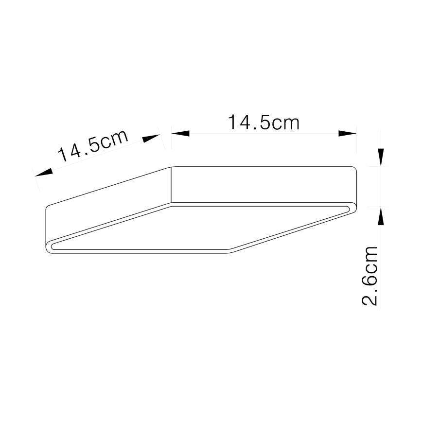 Globo - LED ceiling light LED/15W/230V