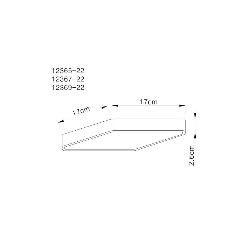 Globo - LED ceiling light LED/22W/230V