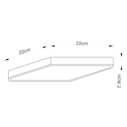 Globo - LED ceiling light LED/28W/230V