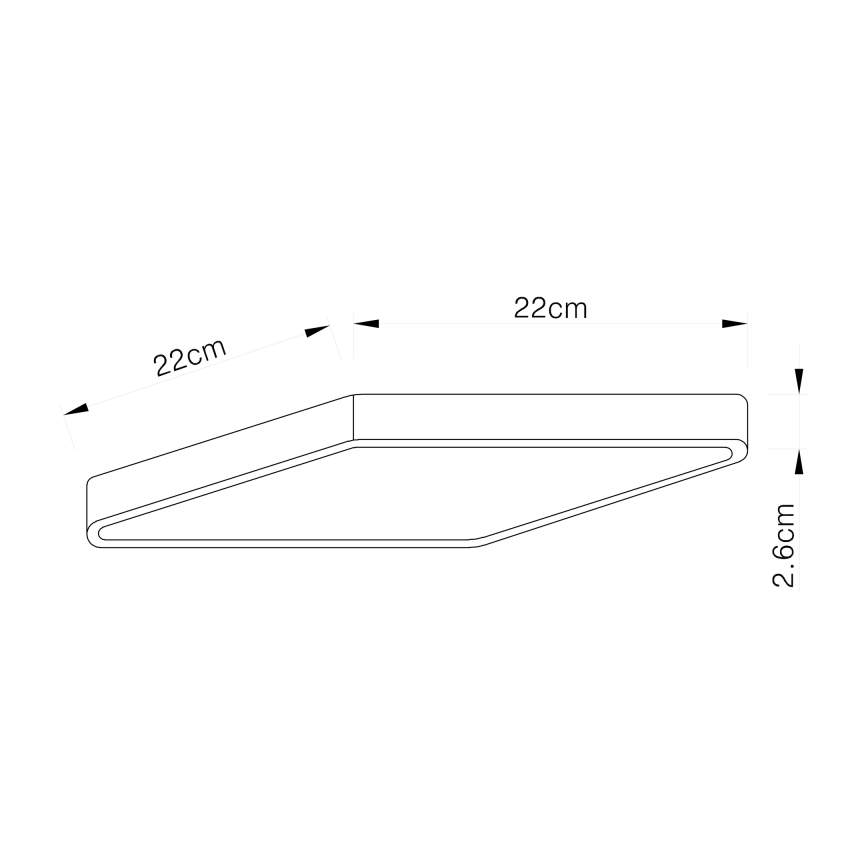 Globo - LED ceiling light LED/28W/230V