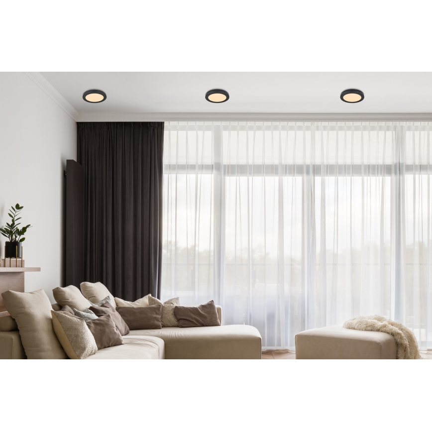 Globo - LED Ceiling light LED/18W/230V 3000/4000/6500K black