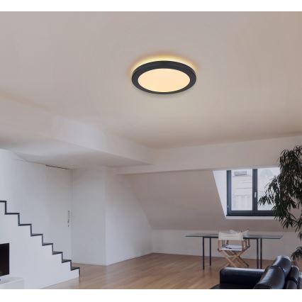 Globo - LED Ceiling light LED/24W/230V 3000/4000/6500K black
