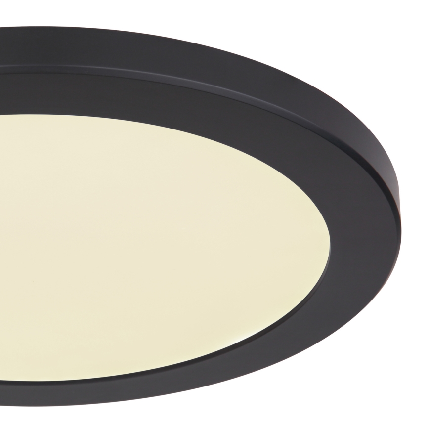 Globo - LED Ceiling light LED/24W/230V 3000/4000/6500K black