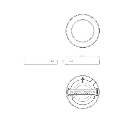 Globo - LED Ceiling light LED/6W/230V 3000/4000/6500K white
