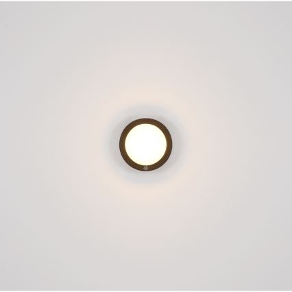 Globo - LED Rechargeable touch wall light LED/1,2W/3,7V d. 15 cm 1800 mAh black