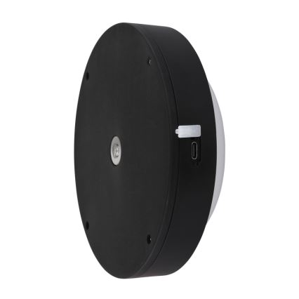 Globo - LED Rechargeable touch wall light LED/1,2W/3,7V d. 15 cm 1800 mAh black