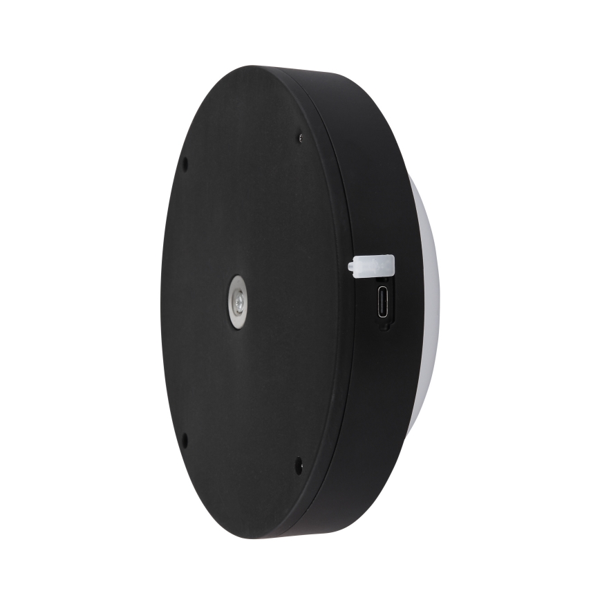 Globo - LED Rechargeable touch wall light LED/1,2W/3,7V d. 15 cm 1800 mAh black