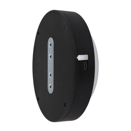 Globo - LED Rechargeable touch wall light LED/1,2W/3,7V d. 15 cm 1800 mAh black