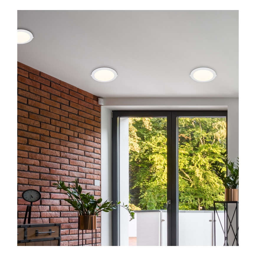Globo - LED Recessed light LED/18W/230V 4000K d. 22,4 cm